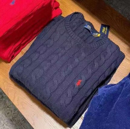 2026 Brand Men's Red Knitwear: Eternal Design | Men's Casual/Work Wear | Low Cost - dark blue, XL