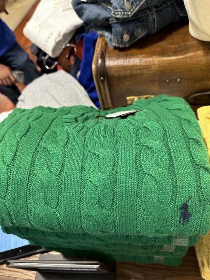 Men's Pink Round Neck: Advanced Knitted | Office/Leisure | Affordable Price - GREEN, S