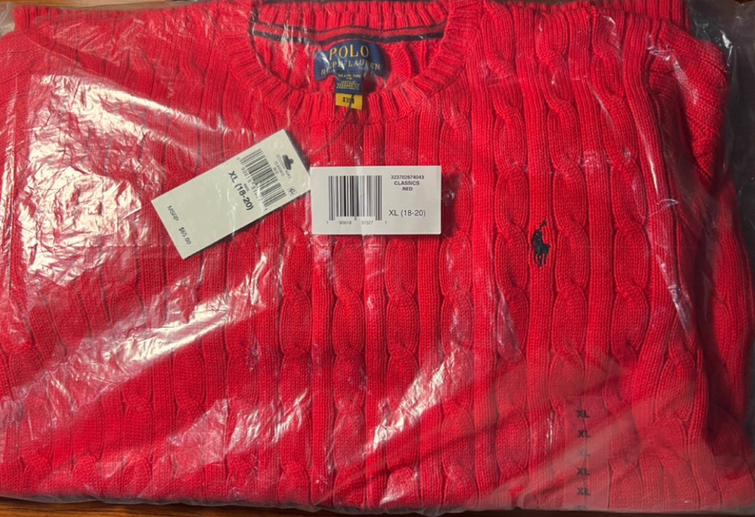 Click to view full screen 2026 Brand Men's Red Knitwear: Eternal Design | Men's Casual/Work Wear | Low Cost photo review