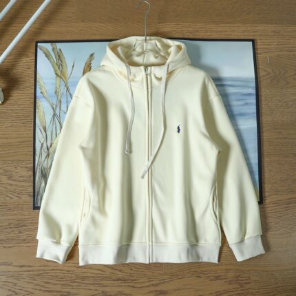 Light Grey Brand Hoodie - Minimally Embroidered Zipper Sportswear Soft and Comfortable Men's Casual Top - white, XXL